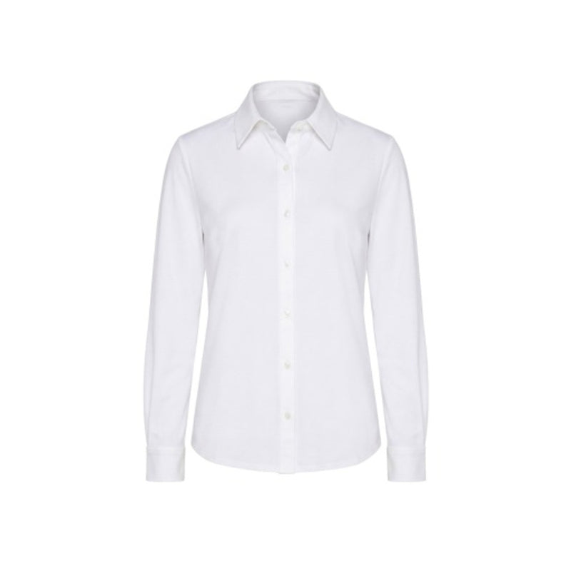 Liverpool Los Angeles - Womens Long Sleeve Button Front Knit Shirt
