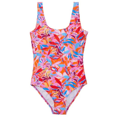 Snapper Rock - Womens Blooming Sunset Sustainable Swimsuit
