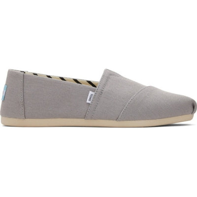 TOMS - Womens Alpargata Classic - Drizzle Grey Recycled Cotton Canvas