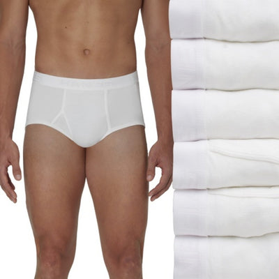 Hanes - Mens Ultimate Men's Underwear Briefs Pack 6-Pack Comfortsoft Cotton Underwear Moisture-Wicking