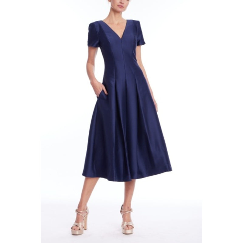 Badgley Mischka - Womens Cap Slv Fit & Flare