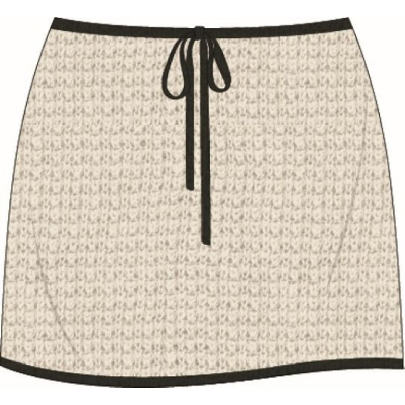 Onia - Womens Linen Knit Mini Skirt
