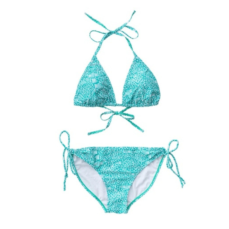 Snapper Rock - Girls Spearmint Spot Triangle Bikini