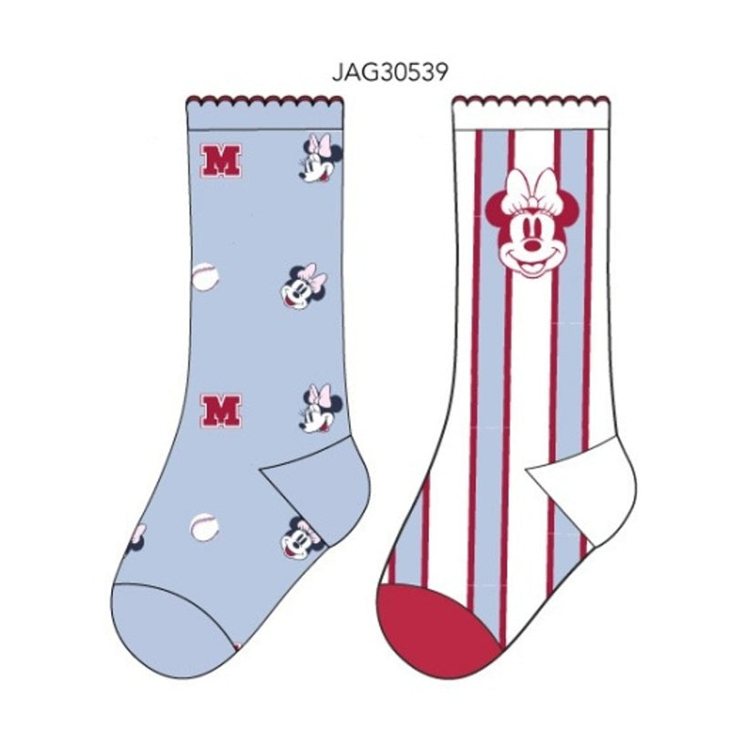 Janie and Jack - Kids G Blu Minne Sock 2pk Disney