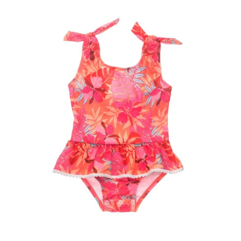 Snapper Rock - Baby Tropical Punch Skirt Swimsuit