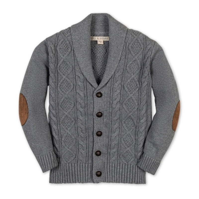 Hope & Henry - Boys Organic Shawl Collar Cardigan