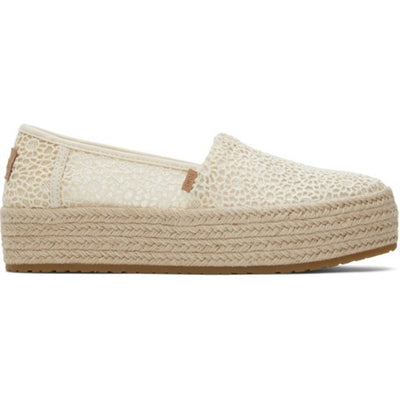 TOMS - Womens Valencia Espadrille - Natural Moroccan Crochet