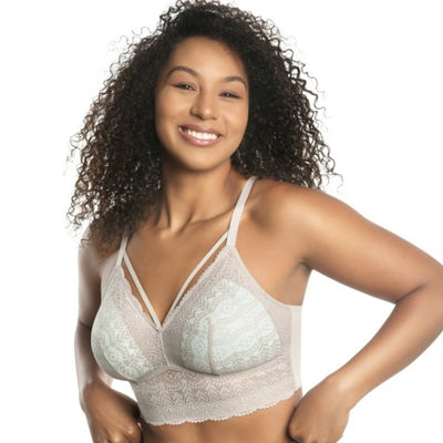 Parfait - Womens Mia Lace Wire-Free Padded Lace Bralette - Sandstone