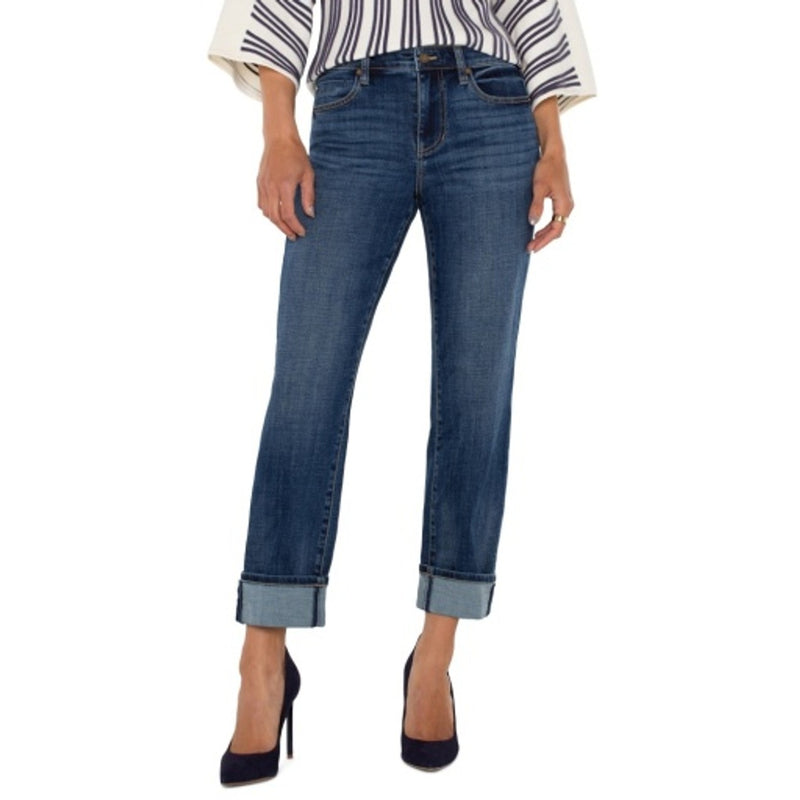 Liverpool Los Angeles - Womens Marley Girlfriend Cuffed 25in / 28in Ins