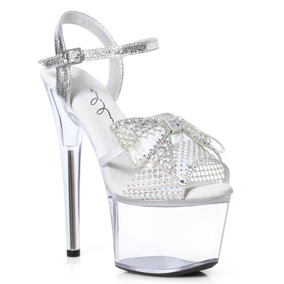 Ellie Shoes - 7" Stiletto with Rhinestone Bow