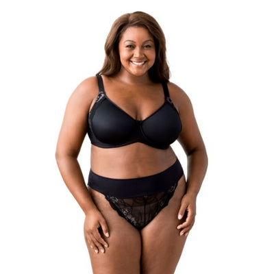 Elila - Womens Microfiber & Lace Moulded Underwire