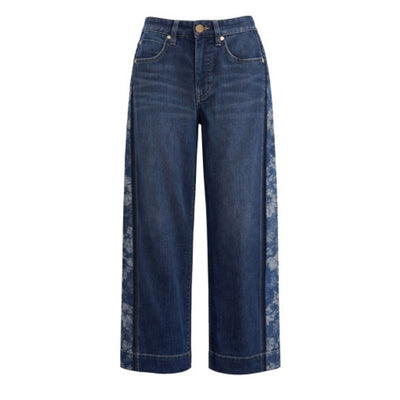 Liverpool Los Angeles - Womens Stride Wide Leg with Jacquard Blocking
