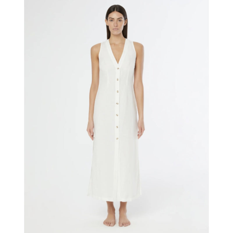Onia - Womens Air Linen Button Down Maxi