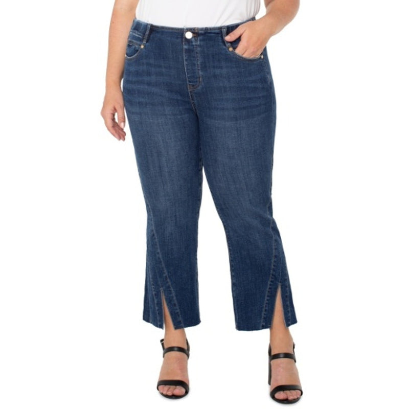 Liverpool Los Angeles - Womens Gia Glider Crop Flare Twisted Seam 25.5 in