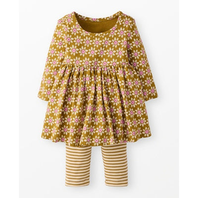 Hanna Andersson - Baby Long Sleeve Skater Dress & Leggings Set