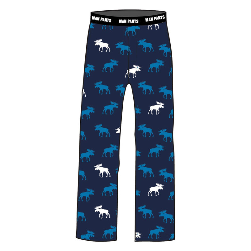 Little Blue House - Unisex Blue Moose Man Pants