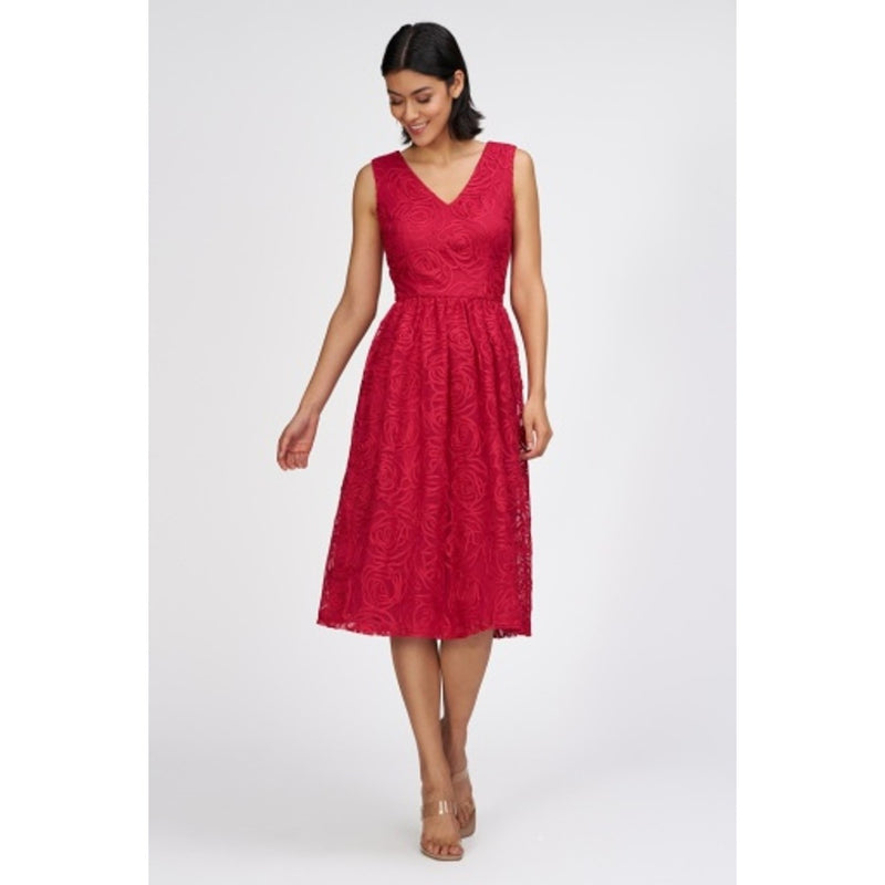 JS Collections - Womens Kinley V Neck Cocktail