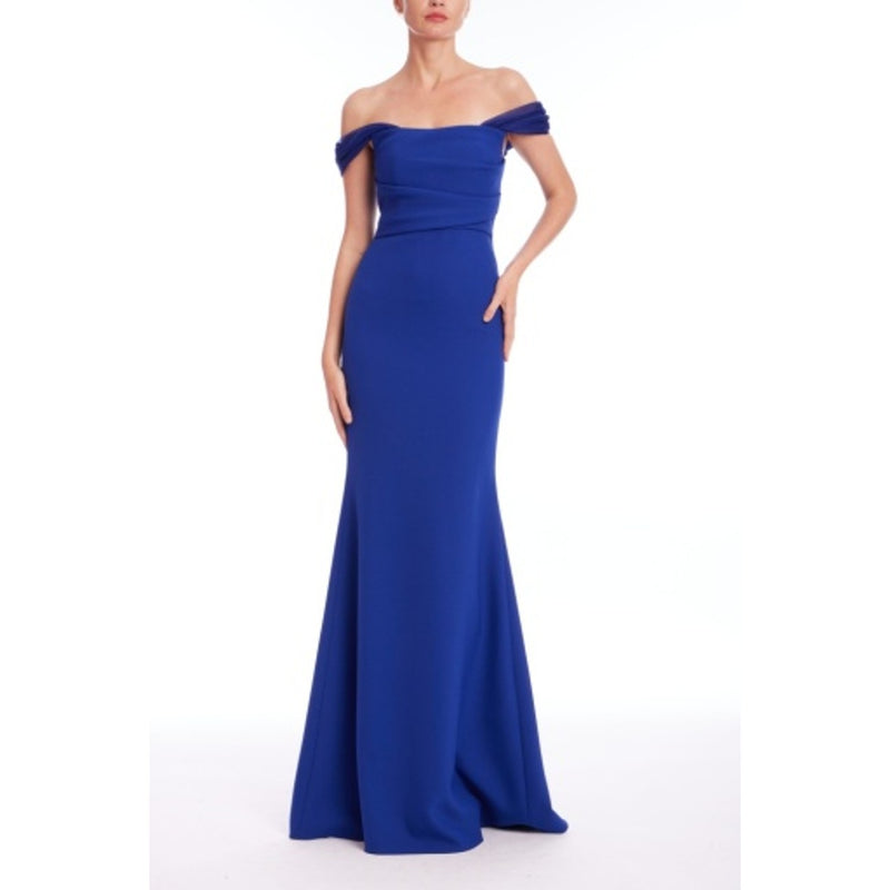 Badgley Mischka - Womens Drapd Bodice Strpls
