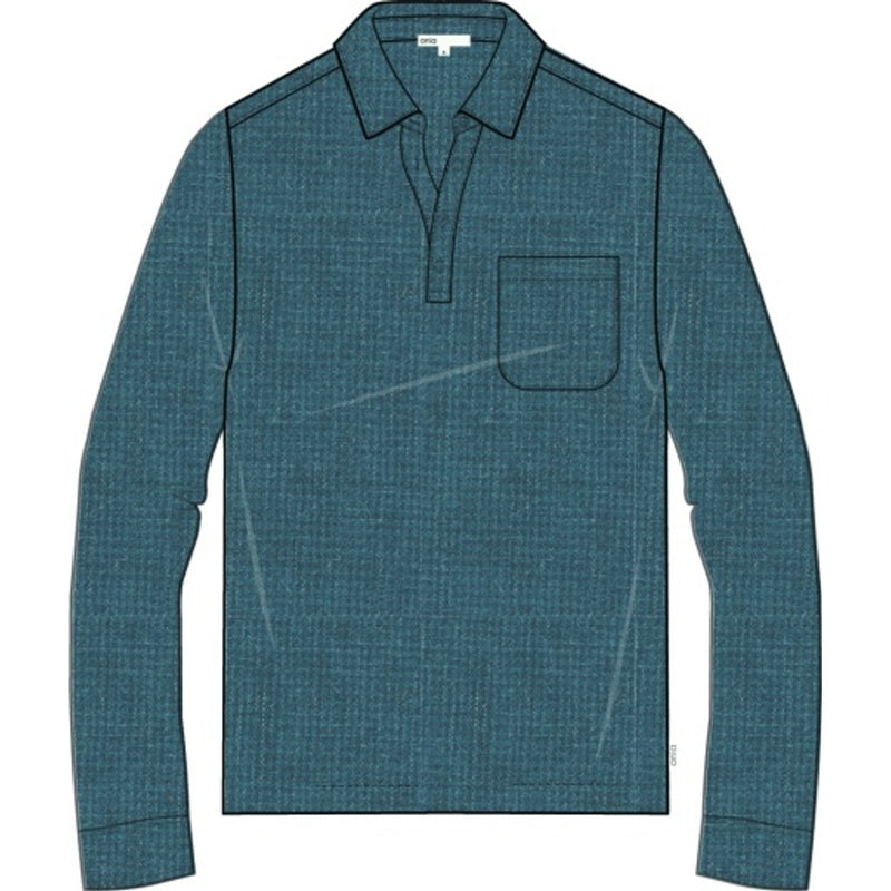 Onia - Mens Cotton Linen Long Sleeve Pop-Over
