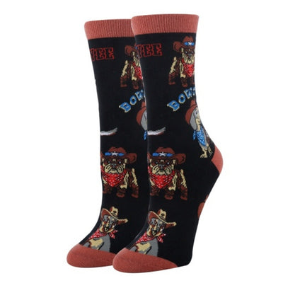 Oooh Yeah - Womens Yee Howl-Womens Crew Socks