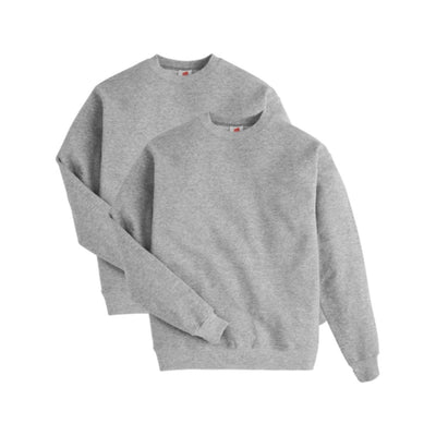 Hanes - Mens Ecosmart Men's Fleece Sweatshirt Value 2-Pack
